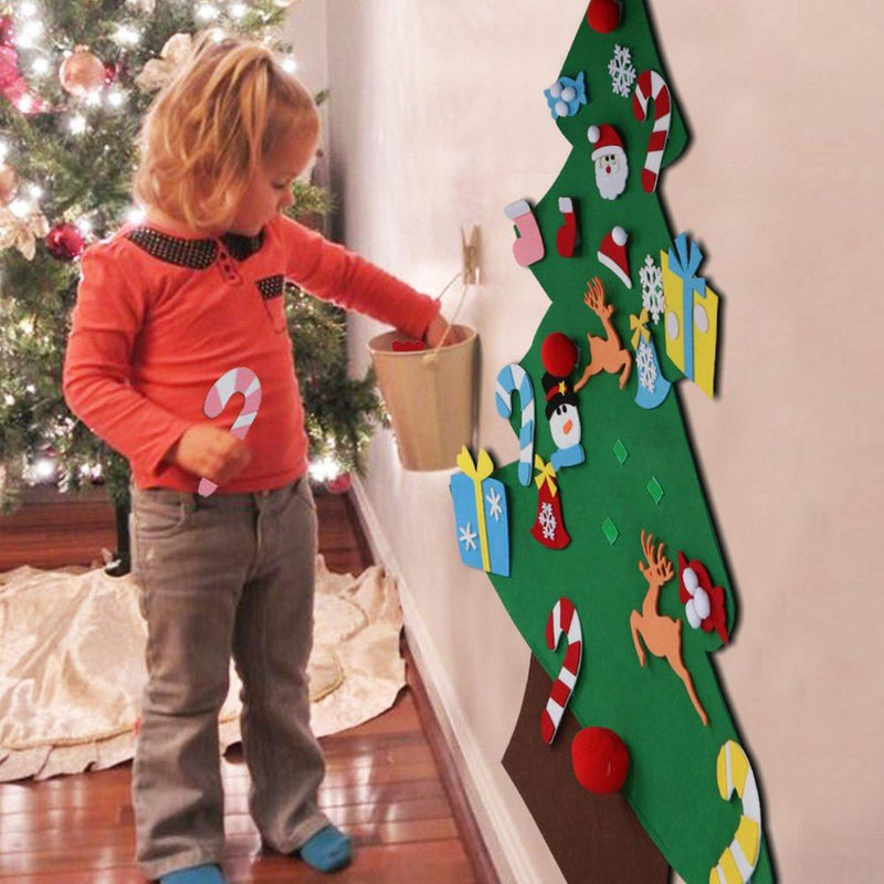 Christmas Bundle - 1 Felt Tree 1 Snowman and FREE Spare ornaments! – Felt  For Kids